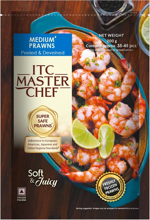 ITC Master Chef Medium Prawns 200g